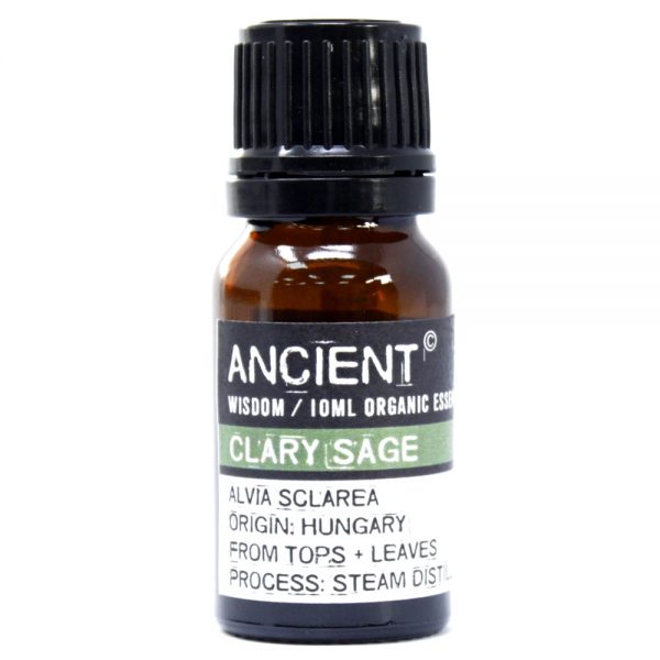 Ancient Wisdom Pure Organic Essential Oil 10ml Clary Sage
