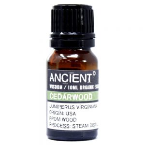 Ancient Wisdom Pure Organic Essential Oil 10ml Cedarwood