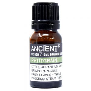 Ancient Wisdom Pure Organic Essential Oil 10ml Petitgrain