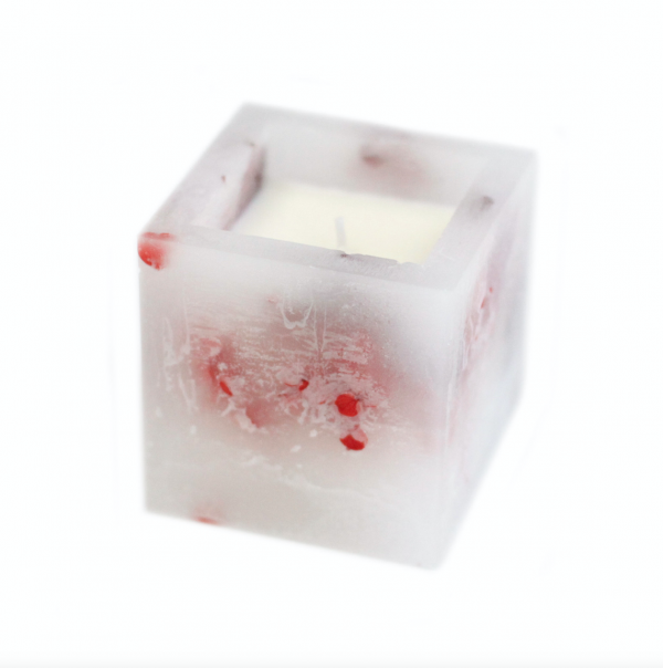 Enchanted Candle Rose Small Square